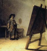 A Young Painter in His Studio Rembrandt